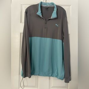 Puma lightweight Long Sleeve Golf half zip pullover
